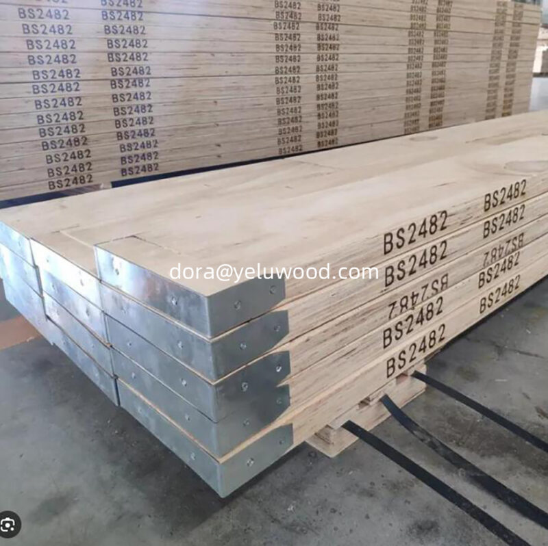 China Factory Pine LVL Scaffold Board, F17+ ASNZS 4357, High-Strength for Construction, 300x63mm