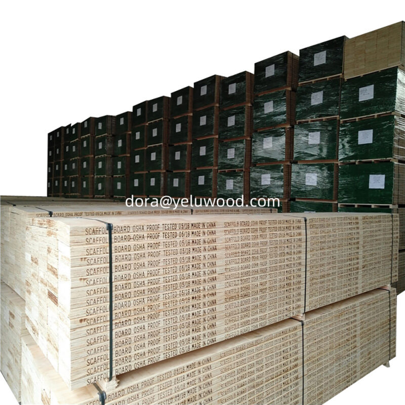 China Factory Pine LVL Scaffold Board, F17+ Phenolic Glue, ASNZS Certified Timber